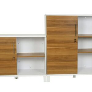 Dexter Red Apple/White Storage Cupboards